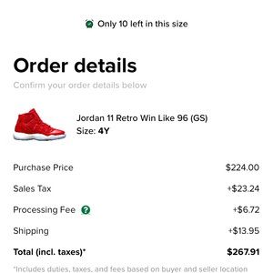 jordan’s 11’s brand new with box